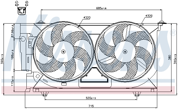 Fan, engine cooling