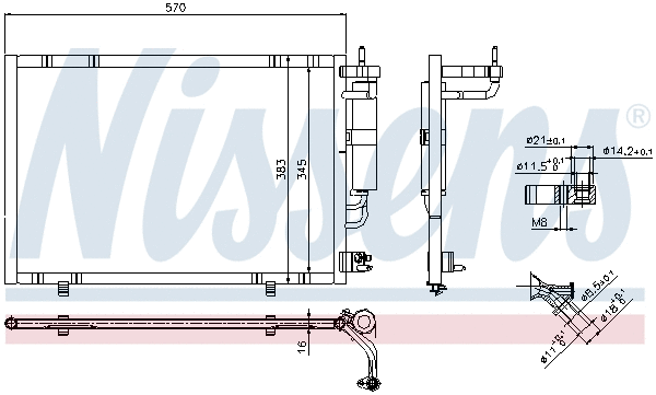 Condenser, air conditioning