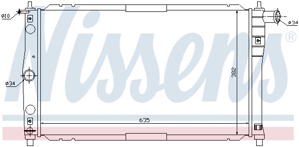 Radiator, engine cooling (698156)