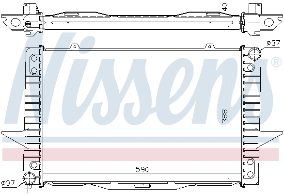 Radiator, engine cooling