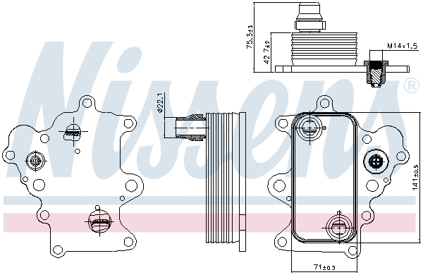 Oil Cooler, engine oil