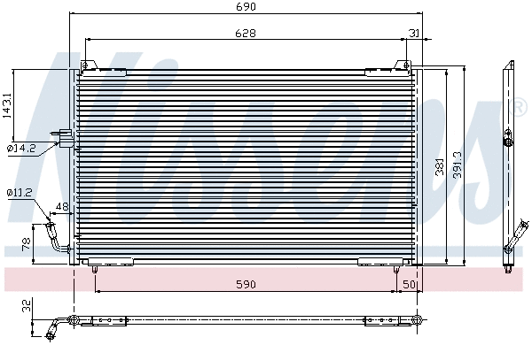Condenser, air conditioning