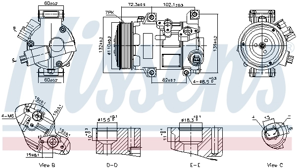 Compressor, air conditioning (89516)