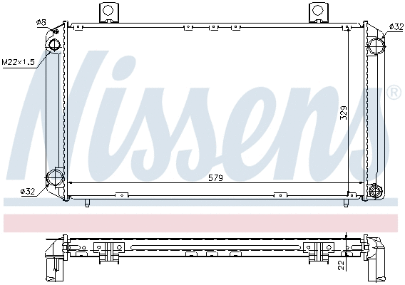 Radiator, engine cooling