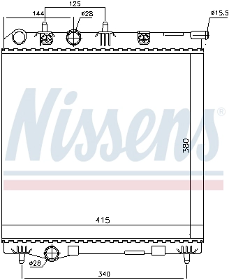 Radiator, engine cooling