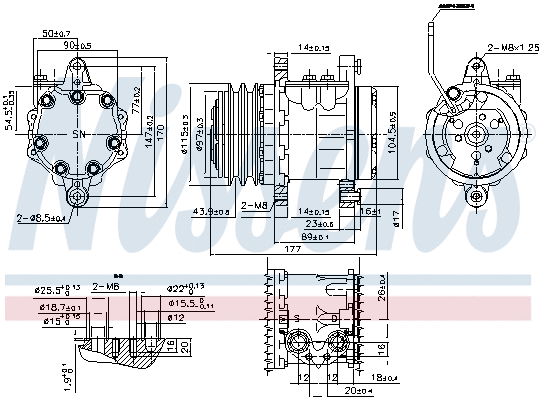 Compressor, air conditioning
