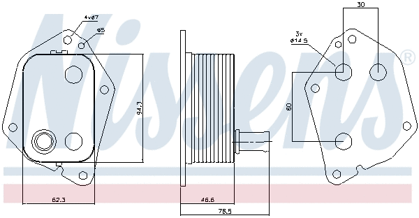 Oil Cooler, engine oil