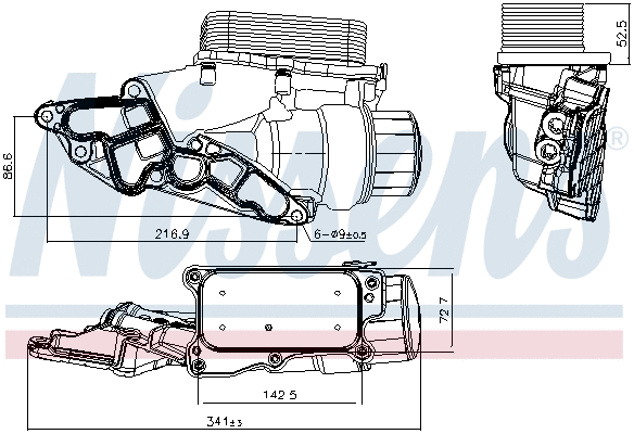 Oil Cooler, engine oil