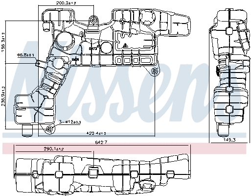 Expansion Tank, coolant (996071)
