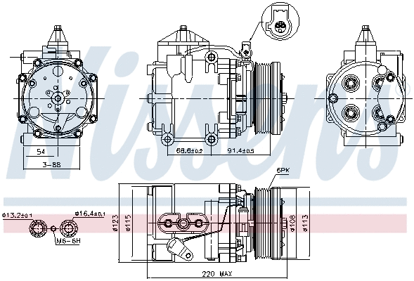 Compressor, air conditioning