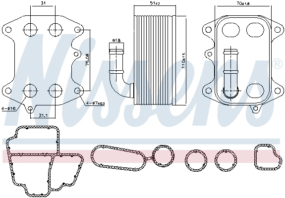 Oil Cooler, engine oil
