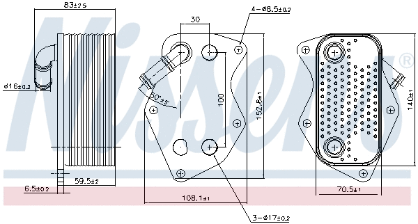 Oil Cooler, engine oil