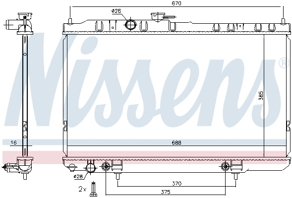 Radiator, engine cooling