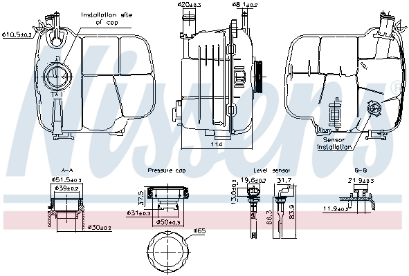 Expansion Tank, coolant (996305)