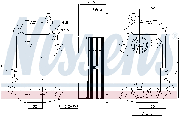 Oil Cooler, engine oil