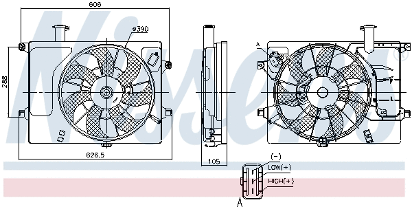 Fan, engine cooling