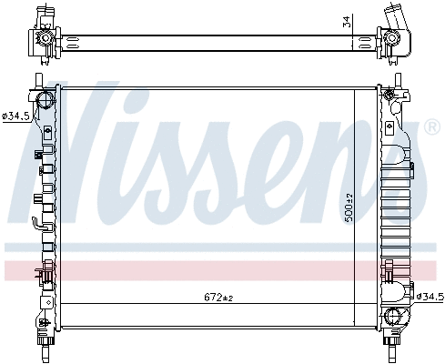 Radiator, engine cooling