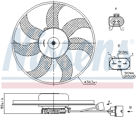 Fan, engine cooling