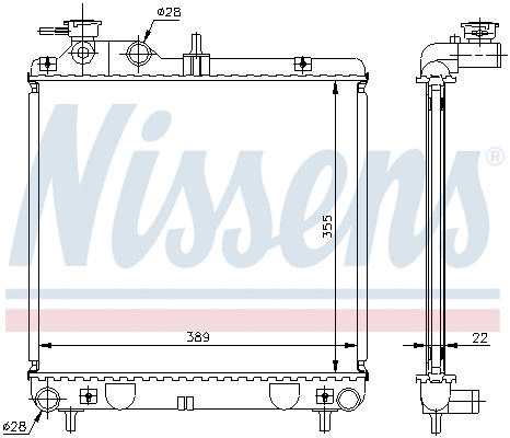 Radiator, engine cooling