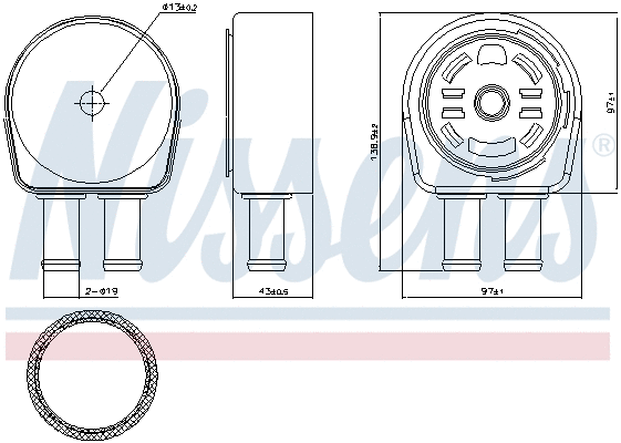 Oil Cooler, engine oil