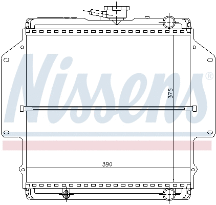 Radiator, engine cooling