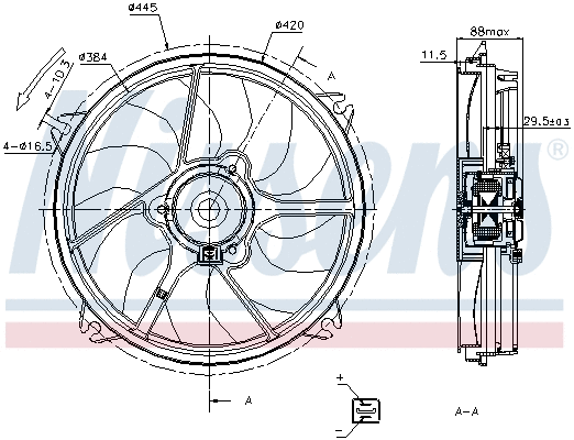 Fan, engine cooling