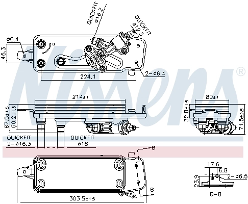 Oil Cooler, engine oil