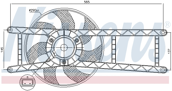 Fan, engine cooling