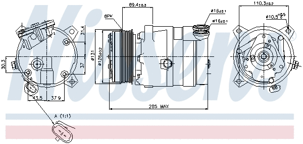 Compressor, air conditioning