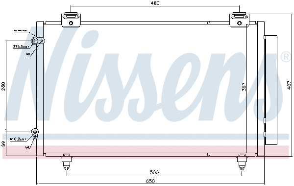 Condenser, air conditioning