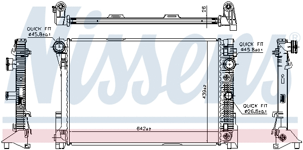 Radiator, engine cooling