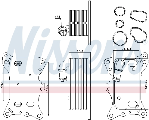 Oil Cooler, engine oil