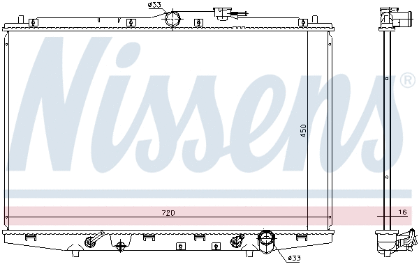 Radiator, engine cooling (681385)