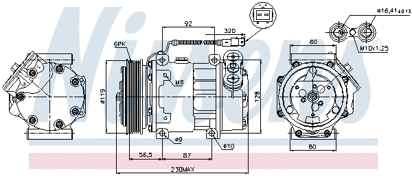 Compressor, air conditioning
