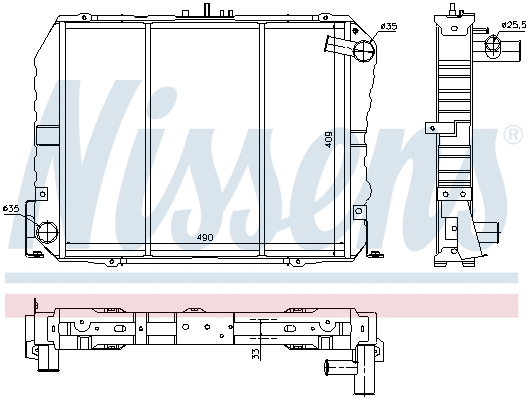 Radiator, engine cooling
