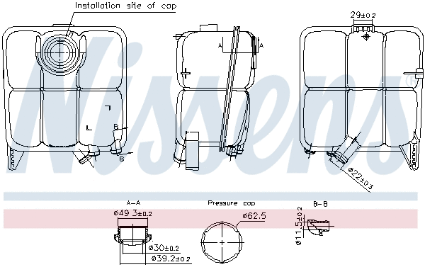 Expansion Tank, coolant (996346)