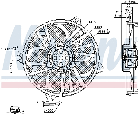 Fan, engine cooling