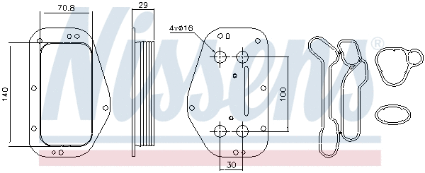 Oil Cooler, engine oil