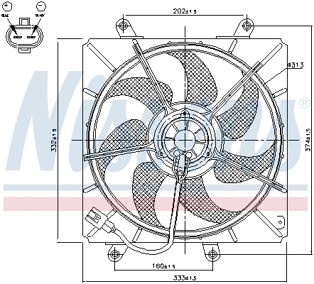 Fan, engine cooling