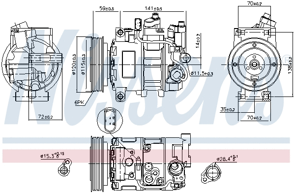 Compressor, air conditioning