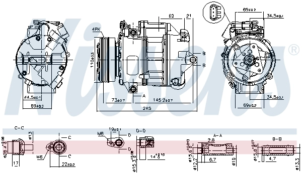 Compressor, air conditioning