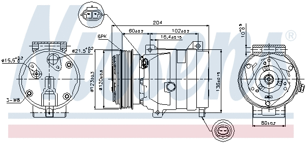 Compressor, air conditioning