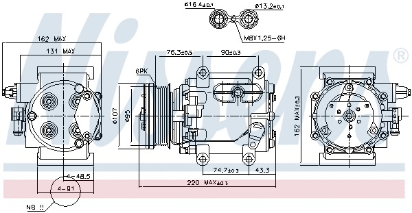 Compressor, air conditioning
