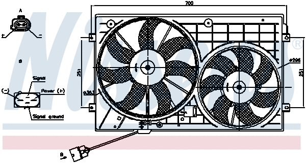 Fan, engine cooling