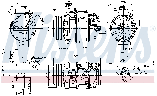 Compressor, air conditioning