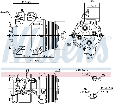 Compressor, air conditioning