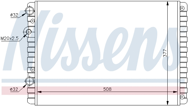Radiator, engine cooling (694369)