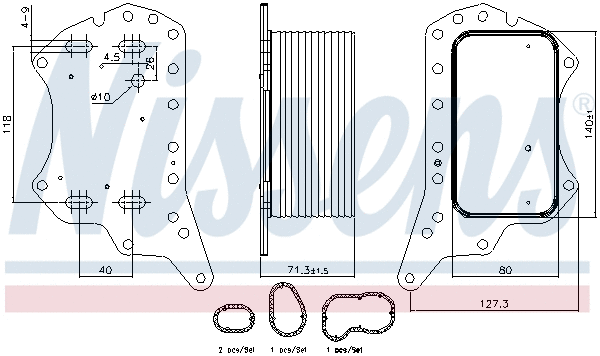 Oil Cooler, engine oil
