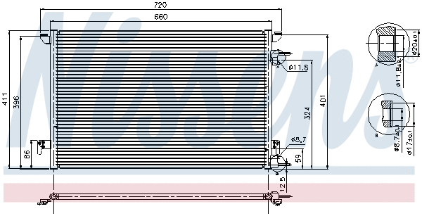 Condenser, air conditioning