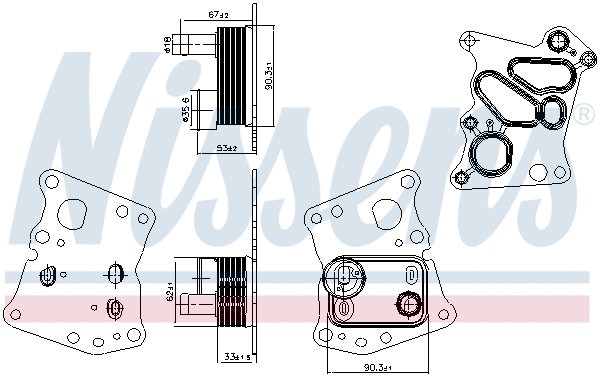 Oil Cooler, engine oil